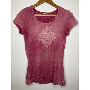 Vintage 90's Y2K XCIT USA Pink Top Women's Medium READ